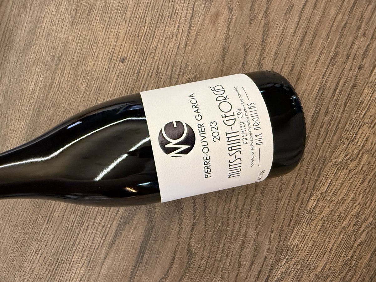 PIERRE OLIVIER GARCIA NUITS SAINT GEORGES 1ER CRU AUX ARGILLAS 2023
